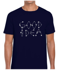 GOOD IDEA SAFETY PIN MENS T SHIRT TEE COOL FASHION DESIGN NEW FUNNY PREMIUM TOP
