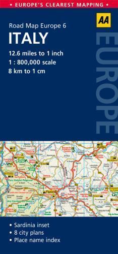 Italy road map europe - italy:,