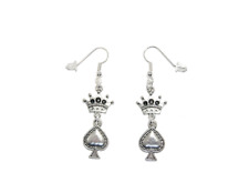 Queen Of Spades Style 8, Hotwife, Cuckold, BBC, Slut, Earring Ear Rings Fetish