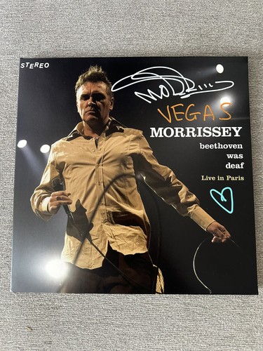 Morrissey signed orange - signed,