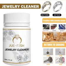 JEWELRY CLEANER LIQUID SILVER GOLD JEWELRY CARE CLEANING SOLUTION EARRING, RINGS