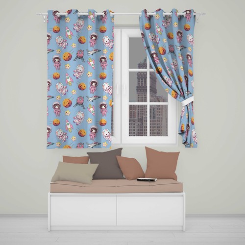 Blackout eyelet curtains - eyelet,