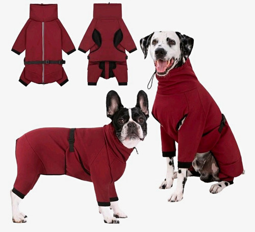 Red black waterproof fleece - red/black,