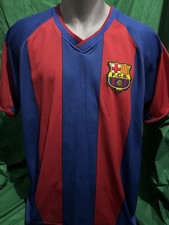Barcelona Fan Home Shirt 2002/03 Ronaldinho 10 Medium Official Rare And Vintage