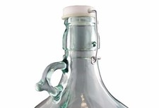 BULK BUY!  5L DEMIJOHN GLASSES / CARBOY with flip top cap