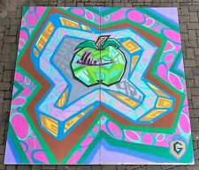 Goldie Little Apple ORIGINAL 1992 Canvas +COA Banksy Graffiti Retna Art