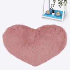 Cute Love Heart Fluffy Rug
