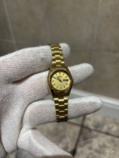 Seiko 5 Gold Tone Day/Date