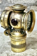 Antique Carbide Brass Lamp