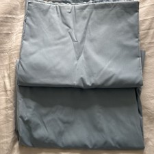 Next Blue Teal Curtains 66”x54. 168x137cm