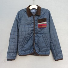Topman Quilted Jacket Blue