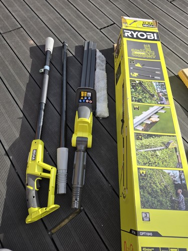 Ryobi 18v cordless pole hedge - cordless,