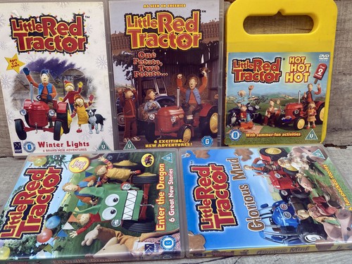 Little red tractor dvds - 5,