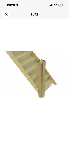 Solid oak mitred newel post - oak,