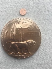 Ww1 Death Plaque (replica)