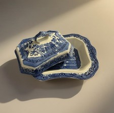 Allerton willow blue - willow,