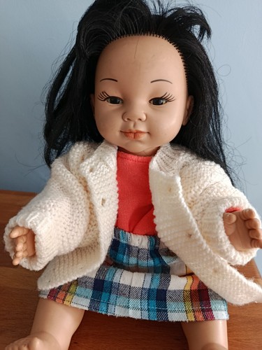 Asian baby girl doll - baby,