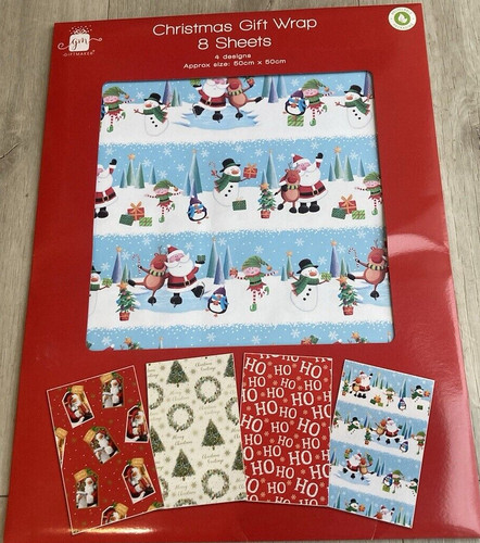 Sheets christmas gift wrap - x,