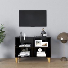 Black Small Modern TV Cabinet