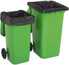 240L Bin Bags Black Heavy Duty