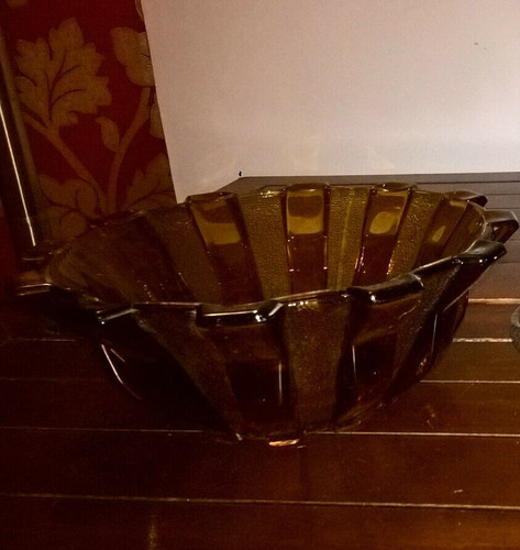 Vintage amber glass - amber,