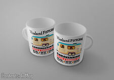 WEEKEND FORECAST CARAVANING WITH A CHANCE OF DRINKING -FUNNY GIFT Tea/Coffee Mug