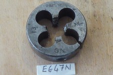 PRESTO 1/2" - 13 NC  round split die 1 1/2" O/D Unified National Course UNC