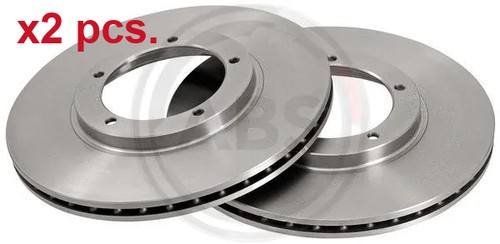 Pcs front brake disc rotos - x2,