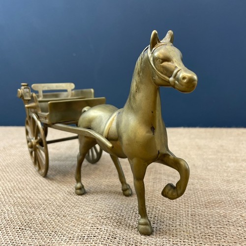 Vintage brass horse - vintage, &