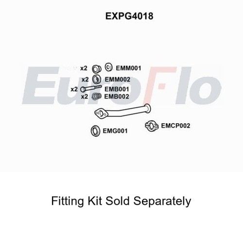 Rear muffler silencer insert - rear,