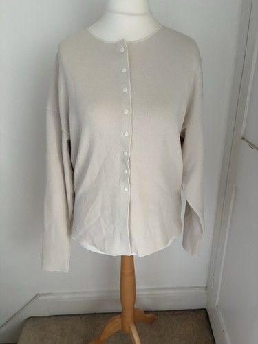 Cream waffle knit - knit, round