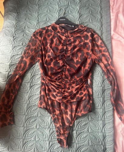 Plt leopard print bodysuit - leopard,