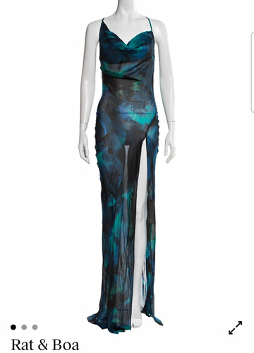 Rat boa sheer abstract - s,