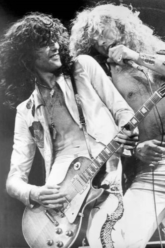 Robert plant and guitarist - and,