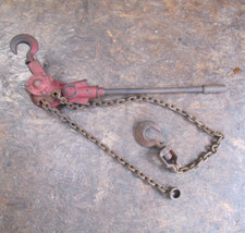 Vintage 15CWT 750 kg Manual Ratchet Chain Hoist - For Repair