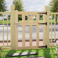 Pedestrian Side Gate Wood Yard
