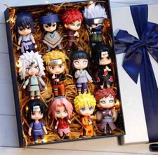 12pcs/set Anime Naruto Shippuden Hinata Sasuke Itachi Figures Doll
