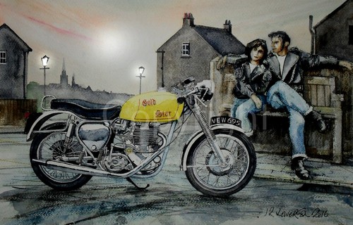 Bsa goldstar rockers - goldstar,