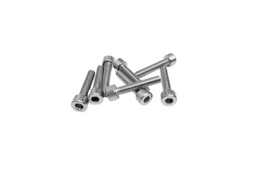 M4x20 cap head - screws, silver