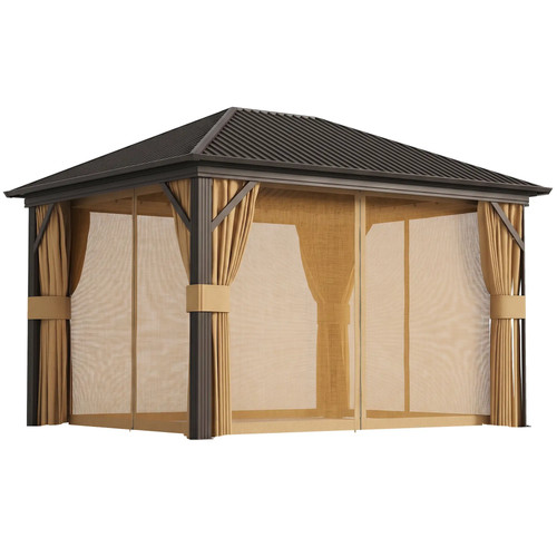 6x3m aluminium hardtop - aluminium,