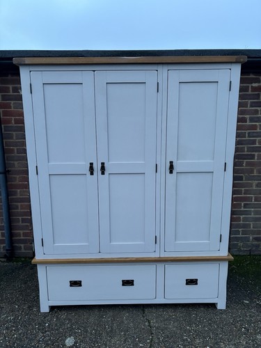 Solid wood triple wardrobe - triple,