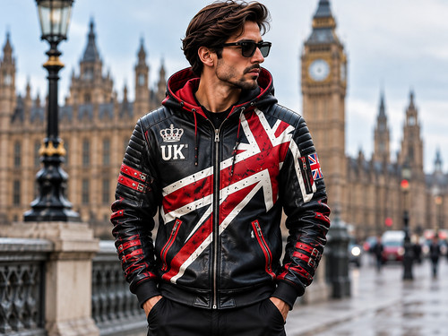 Men black genuine leather - black,