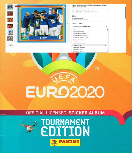 Panini uefa euro 2020 - 2020, (2021)