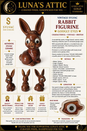 Vintage sylvac rabbit figurine - sylvac,