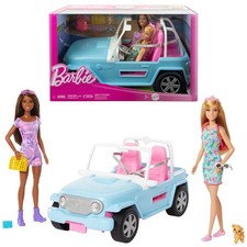 Barbie Jeep with 2x Barbie