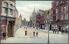 Friar Street, Reading - Berkshire old printed postcard