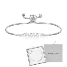 Silver Plated Sister Bracelet