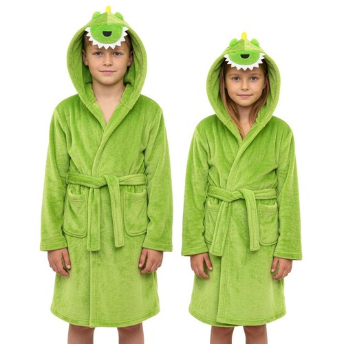 Kids bathrobe animal face - kids,