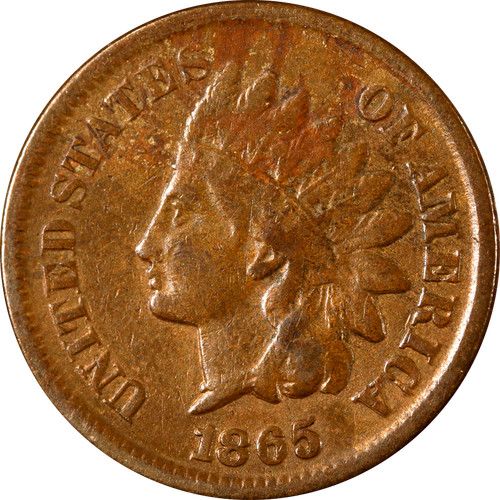 1865 indian cent - 1865,