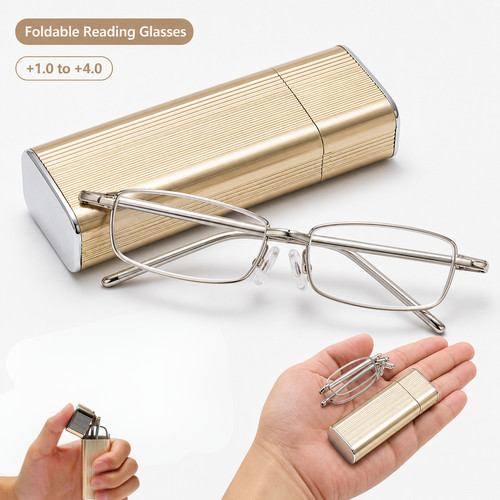 Foldable reading glasses - reading,